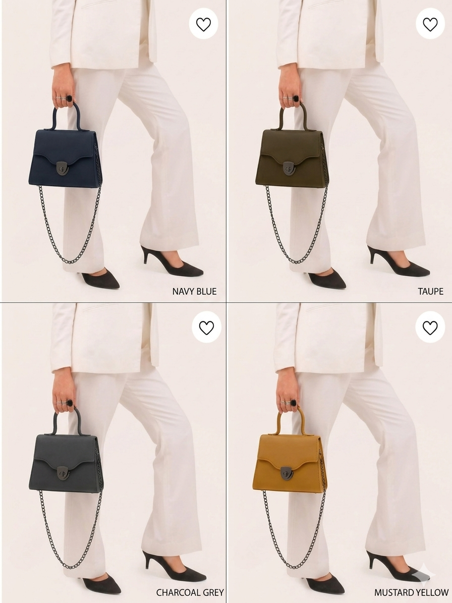 Onyx Mini Structured Top-Handle Bag