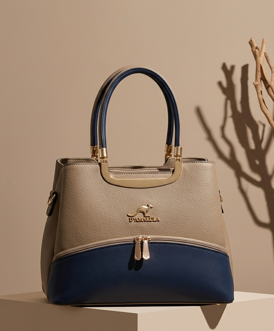 D'Amanila Two-Tone Tote